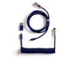 Coiled Aviator Cable Straight 8K - Blue