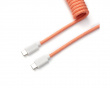 Coiled Aviator Cable Straight 8K - Pink Orange