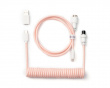 Coiled Aviator Cable Straight 8K - Light Pink