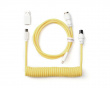 Coiled Aviator Cable Straight 8K - Yellow