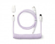 Coiled Aviator Cable Straight 8K - Light Purple