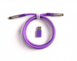 Double-Sleeved Geek Cable 8K - Purple