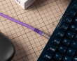 Double-Sleeved Geek Cable 8K - Purple