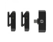 Wireless Micro Lightning Microphone System - Black