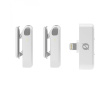 Wireless Micro Lightning Microphone System - White