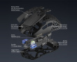 M6 Ultra Wireless Gaming Mouse - Carbon Fiber - Black