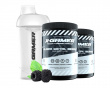 2 x 600g X-Tubz HOFFA Black Metal Berry- 60 Servings + Shaker