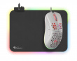Krypton 550 RGB Gaming Mouse - White + Boron 500 M RGB Mousepad